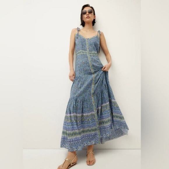 NWT Veronica Beard Windansea Paisley Maxi Dress Size Medium - Picture 3 of 6